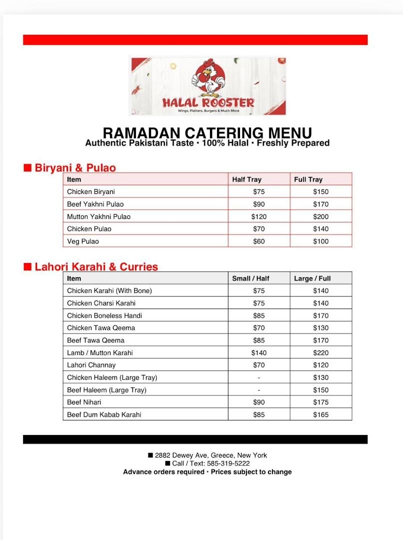 HALAL ROOSTER